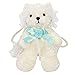 SDSG Lolita Velo Teddy Bear Plush Toy Bag 30Cm ，Cross Body Hombro Monedero Monedero Cartera Kid Niños Niña Regalo De Cumpleaños Blanco