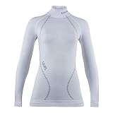 Primera calidad. UYN Ambityon UW Unterhemd Camiseta Interior para Mujer, Blanco óptico, Blanco y Gris Perla, Extra-Small