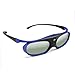 3D-Brille, wiederaufladbare 3D-Aktiv-Shutter-Brille für alle DLP-Link-3D-Projektoren, wiederaufladbare 3D-Brille, kompatibel mit Acer ViewSonic BenQ Optoma Viewsonic DLP-Projektor
