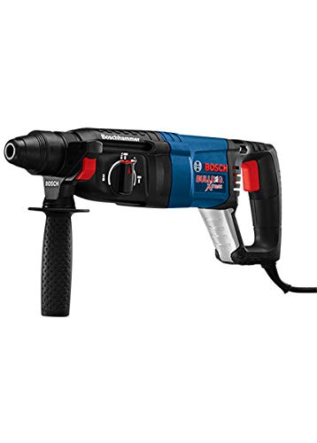 Bosch 11255VSR Bulldog Xtreme - 8 Amp 1 Inch Corded Variable Speed Sds-Plus Concrete/Masonry Rotary Hammer Power Drill with Carrying Case, Blue