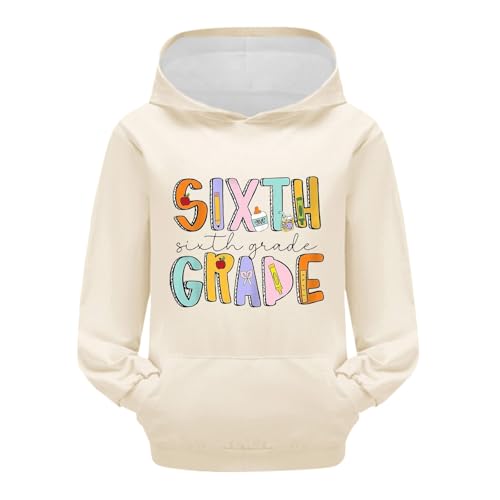 Girls Preppy Letter Graphic Oversized Sweatshirts Crewneck Long Sleeve Casual Pullover Tops Back to School T Shirt4