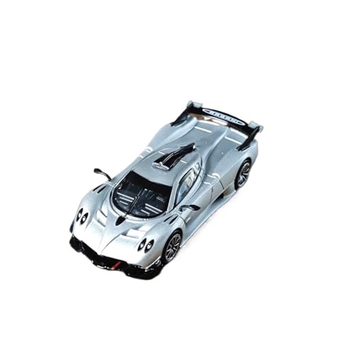 Voiture Sport Pagani Huayra R Miniature d'Exception Alliage Argenté Modèle d'Exposition