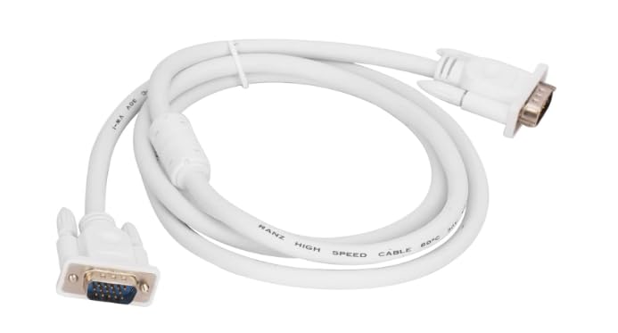 AQBP15Pins Male To Male VGA To VGA Cable For All Computer/Monitors/Televisions/Desktop/Laptop/Projector/LEDs/LCDs/HDTV’s/Graphics Card Series Color White 3meter (B0CS3CN3PF) Amazon Price History, Amazon Price Tracker