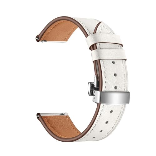 [MEVMEVGNLN] Fit For Amazfit GTS/2/2e/3/GTS2 Mini/GTR/GTR2/3/Pro Stratos�p���v�o���h�AFit For Amazfit Bip�X�g���b�v�p���U�[�E�H�b�`�u���X���b�g(Silver whi