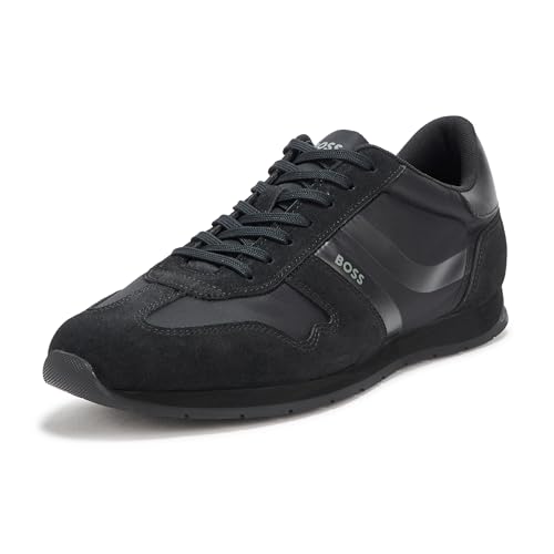Image of BOSS Mens Levon Lace Up Low Profile Sneakers | Casual Shoes