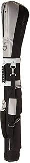 CaddyDaddy Golf Ranger Carry Sunday Range Travel Bag, Black/Silver