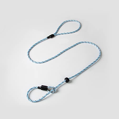 Dog & Field Pro Trialler Slip Lead - Professional Gundog Slip Lead & Anti Tangle Swivel Leads (Blue), 1.2m x 5mm