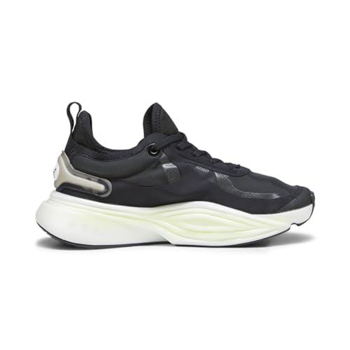 PUMA(プーマ) Women's Running Shoe, 23 Fall/Winter Colors: Puma, Black/Puma, White (01), 23.0 cm