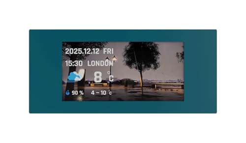Image of Thermaltake View 600 TG 6.0 Inch LCD Screen Panel Kit; LCD and Panel; 1480x720p; TTRGBPlus 3.0 Supported; Type-C to USB (9-Pin); Transformative Teal; AC-080-OOTNAN-A1
