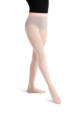 Capezio Little Girls' Ultra Soft Self Knit Waistband Footed Tight