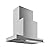Futuro Futuro Shade 24 Inch Wall-mount/In-Cabinet Modern Range Hood - Italian Desing Vent Hood - Stainless Steel & Flip Glass, LED, Ultra-Quiet, with Blower