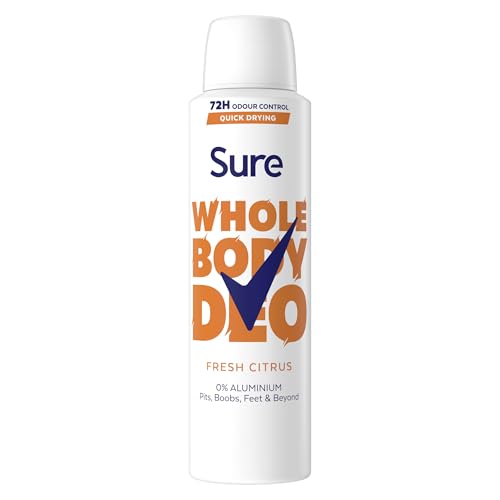 Sure Sure Women Fresh Citrus 72Hr Whole Body Deodorant Spray 150ml – Image 2