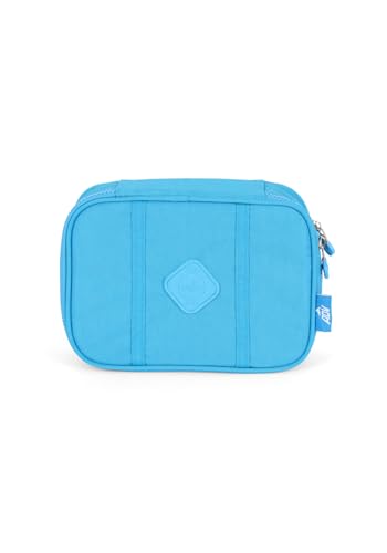 Luxcel, Estojo Escolar Feminino Juvenil Quadrado 36 lápis ADV Cor:Azul