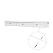 SoBuy FRG43-L-W,Estantes de Pared, Armario Suspendido, Estanteria para Trasteros, con Tres Cajones,Blanco,ES
