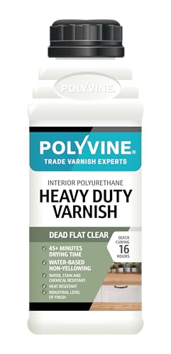 Polyvine Interior Wood Varnish Dead Flat Hard Wearing (Pint)
