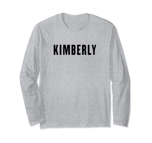 Kimberly Gifts Idea Nombre Kimberly Manga Larga