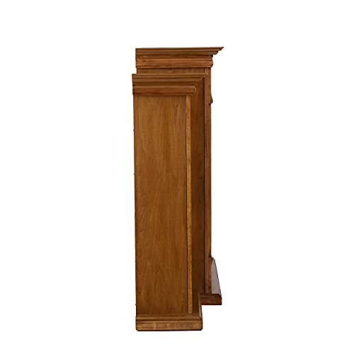 SEI Furniture Tennyson Electric Fireplace Bookcase #TOP6