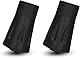 NORDICBERRY Nordic Walking Pads für Asphalt, Stein oder Gelände - Schwarz - 6 Paar Gummipuffer - Passend für alle gängigen Nordic Walking-Stöcke