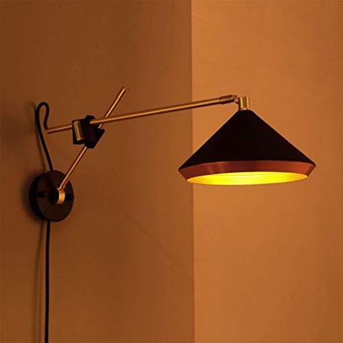 Lámpara de pared plegable para leer en la cama y decorar dormitorios de hotel