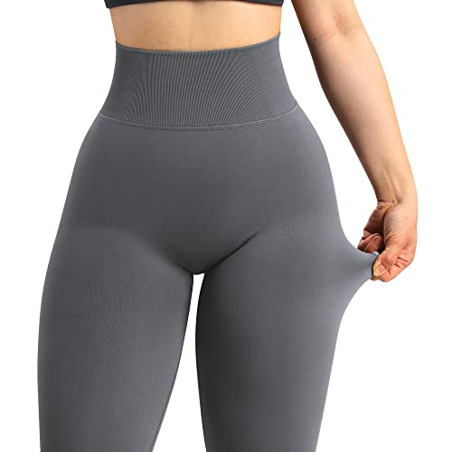 Image of MOOSLOVER Seamless Butt Lifting Workout Leggings for Women High Waist Yoga Pants Compression Contour Tights