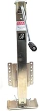 2,500 lbs. Capacity Marine Fixed Mount Bolt-on zinc Heavy Duty Drop Leg Trailer Jack with Foot.