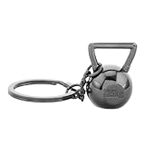 UKCOCO Kettlebell-schlüsselanhänger Aus Metall Tragbarer Fitness-accessoire Für Fitnessstudio-fans Leichter Und Dekorativer Schlüsselbund Mit Kettlebelt-stil