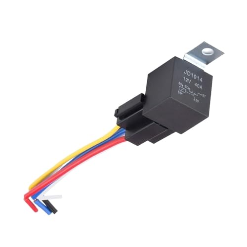 Relé automotriz 12V 40A para luces auxiliares y rutas todoterreno bajo la lluvia