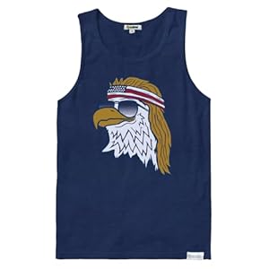 Tipsy Elves 4th of July Tank Tops Mens USA Sleeveless Shirts Retro Patriotic American Flag Tanks for Men