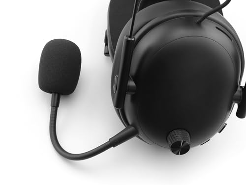 Image of LEFXMOPHY 2-Pack Mic Replacement for Razer Blackshark V3, V3 PRO, V3 X (2025 Version) Game Headset Accessories 3.5mm Detachable Gaming Boom Microphone Piece, Black