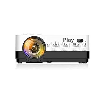 Play Native Resolution, 1080P Full HD Supported with Dual Speakers Lamp Life: 50000 Hours Dual Fans, Outdoor Home Theater Projector