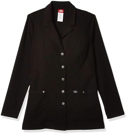 Dickies Women's Xtreme Stretch 28 Inch Snap Front Lab Coat