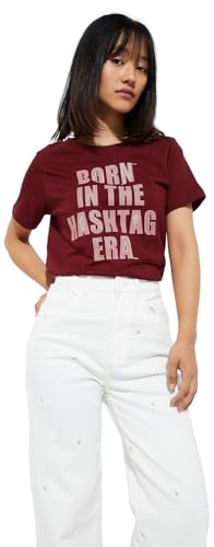Image of Max Women's Cotton Regular Fit URB N Graphic Printed T-Shirt - Pack of 2