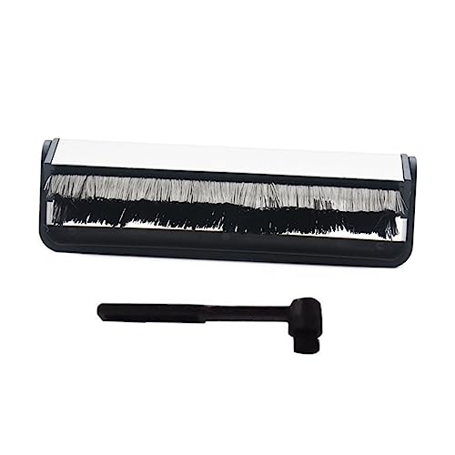 Mipcase Professional Vinyl Record Brush Set 2 Pcs Static-Free Soft Bristles Scratch-Free Turntable Cleaning Tool Kit