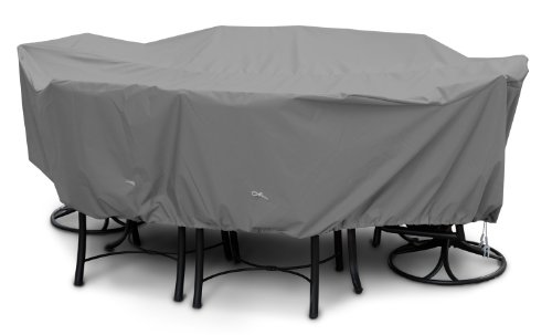 Koverroos Weathermax 81452 X-Large Dining Set Cover, 132 By 74 By 28-Inch, Charcoal #TOP8