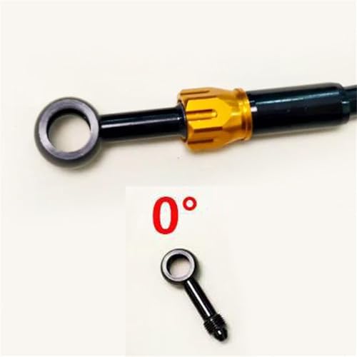 Flexible frein hydraulique tressé acier moto pour balades sûres tube 40cm