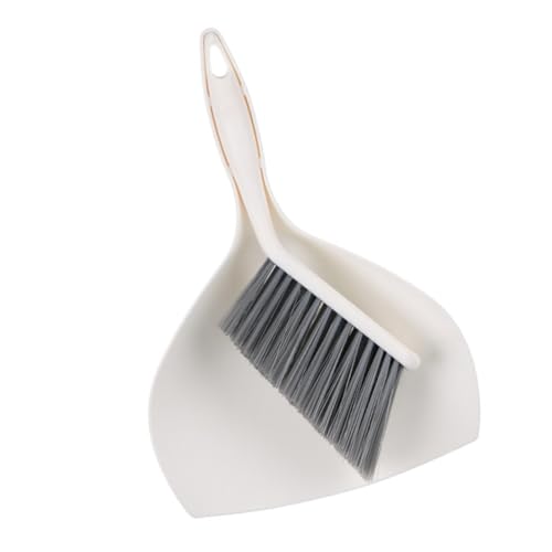 WEKAMOS Mini Escoba y Recogedor de Escritorio Portátil para Limpieza Compacto y Fácil de Almacenar para Teclados y Superficies Pequeñas