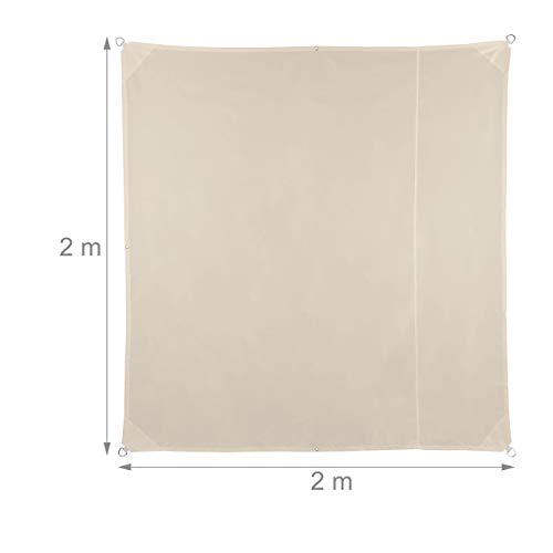 Sonnensegel Balkon 2x5 M – Wasserdicht, 98% UV-Schutz, Gelb, Mit Befestigungsseilen, Für Garten & Terrasse