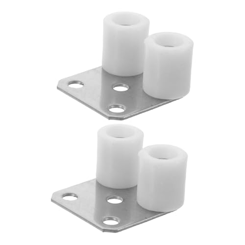 ANDRESLAD 2pcs Roller Shutter Door Guide Roller Sliding Door Guide Wheel Glide Track for Furniture Hardware