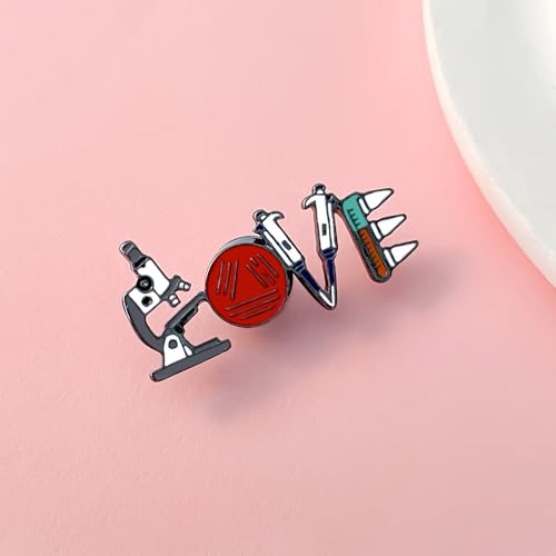 Image of Dr's gift Science Mouse Pins Brooch Lab Rat Doctor Pin Lapel Backpacks Badge Fun Biology Jewelry Gifts for Scientists Teachers Animal Researchers
