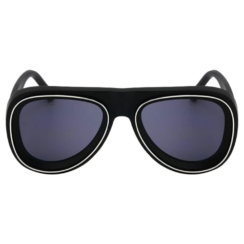 Oval Frame Punk Sunglasses Men 2024 Luxury Designer Vintage Pilot Sun Glasses For Male Shield Goggle Eyewear UV400 N452