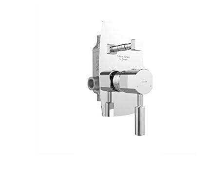 Cera Gayle F1014702 Brass Single Lever Exposed Part of Concealed Diverter (Silver)