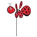 In the Breeze Baby Bug Ladybug Wind Spinner - Silk Screened Details - Fun Spinner for your Flower Pot's, Garden and Yard
