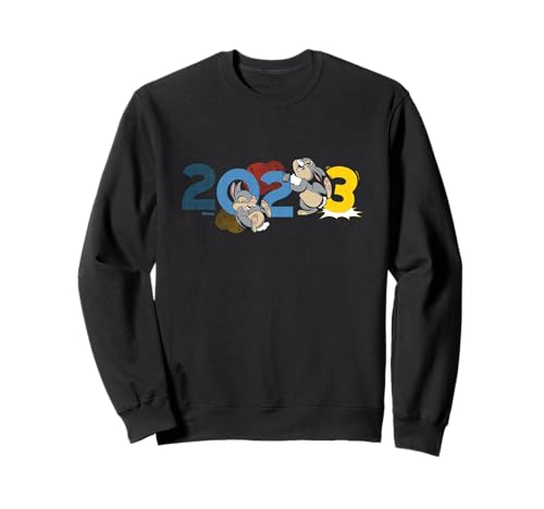 Sweatshirt Disney Bambi Panpan 2023 Année du Lièvre en coton doux