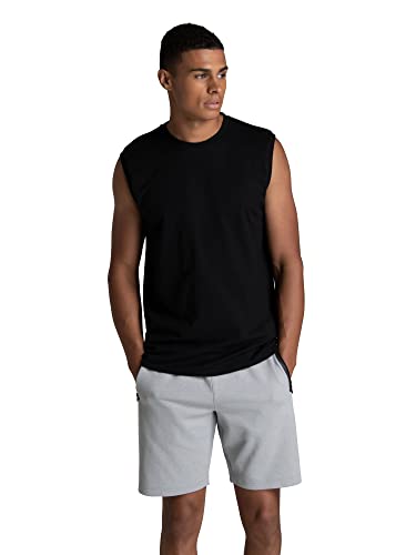 Fruit of the Loom Men's Eversoft Cotton Sleeveless T Shirts, Breathable & Moisture Wicking with Odor Control, Sizes S-4x2