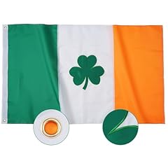 5x8 Ft Ireland Shamrock Flag