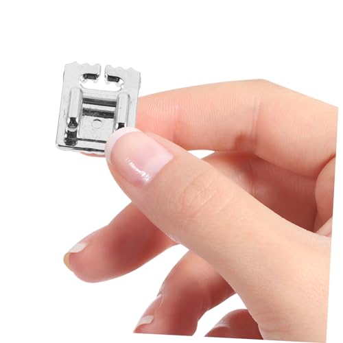 3 piezas de pies prensatelas metálicos para máquina de coser miniatura 5