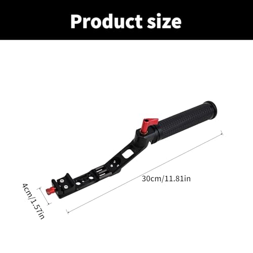 Poignée réglable en silicone pour stabilisateur de caméra avec extension