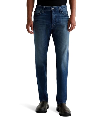 AG Mens Everett Slim Straight Jeans in Museum Museum 30x34