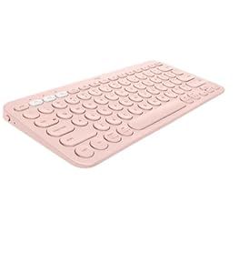 Logitech K380 Rose Bluetooth-Tastatur Italienisch