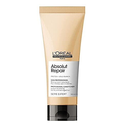 Lâ€™OrÃ©al Professionnel | Conditioner, With Protein And Gold Quinoa for Dry And Damaged Hair, Serie Expert Absolut Repair, 200 ml